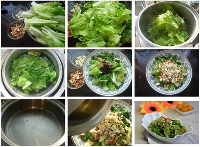 生菜处理过程