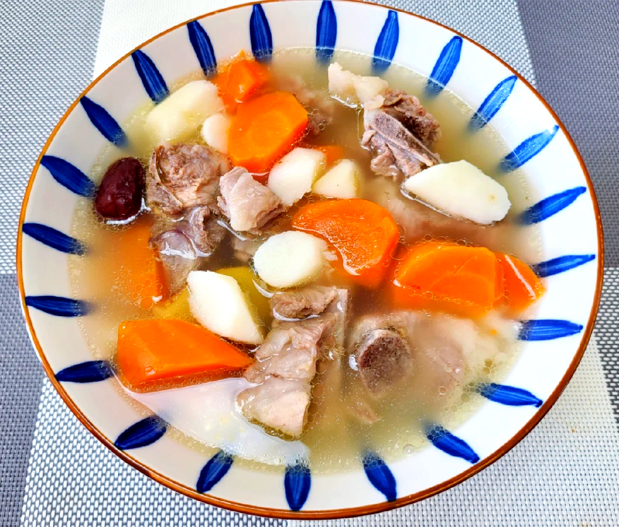 葛根养生汤品成品图