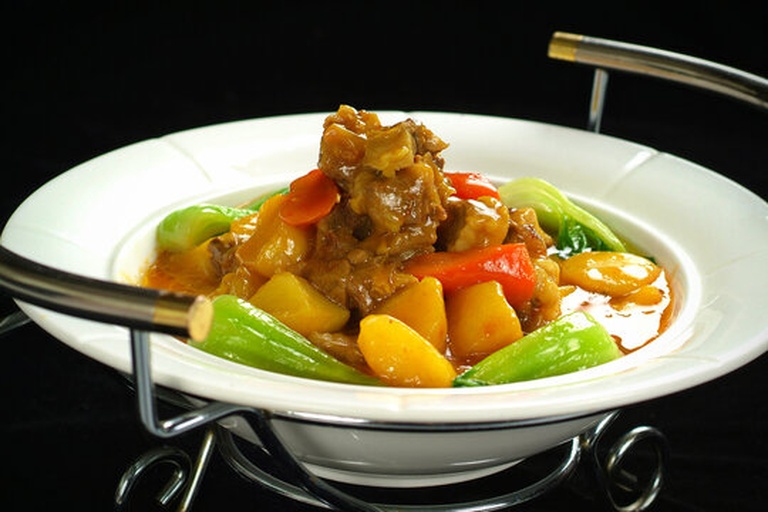 红椒胡椒料理成品图