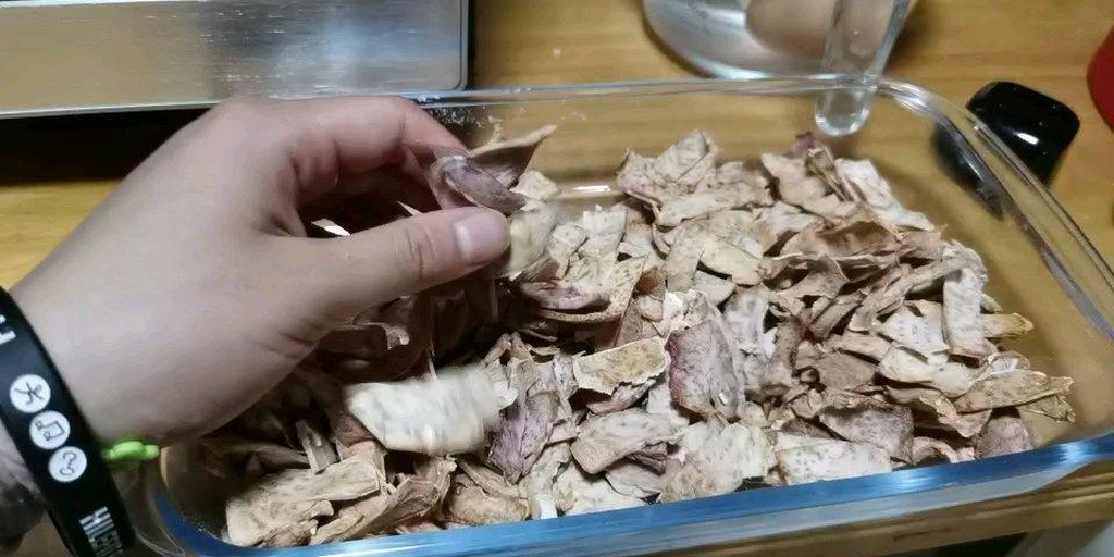 包装好的芋头干成品展示图