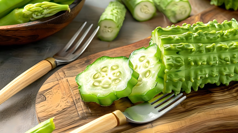 苦瓜与其他低嘌呤蔬菜组合图