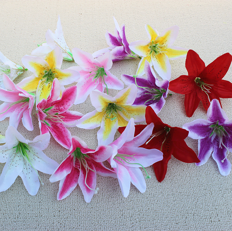 不同季节百合水插环境图