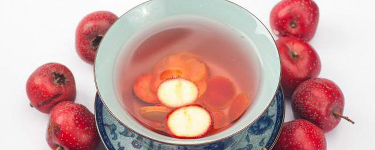 山楂柠檬茶成品图