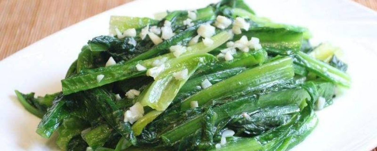 油麦菜烹饪成品图