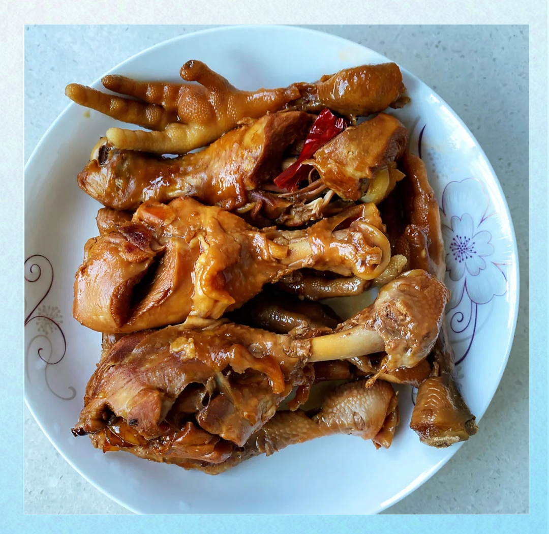 照烧鸡腿搭配图
