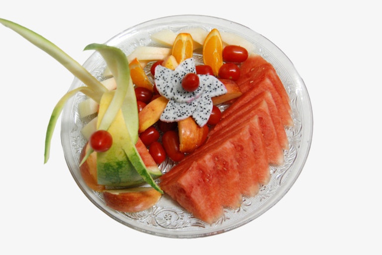 小金桔与水果拼盘搭配图