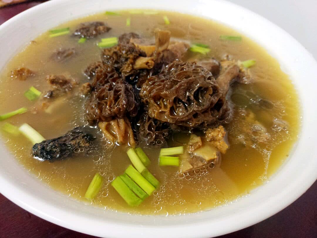 羊肚菌烹饪成品图