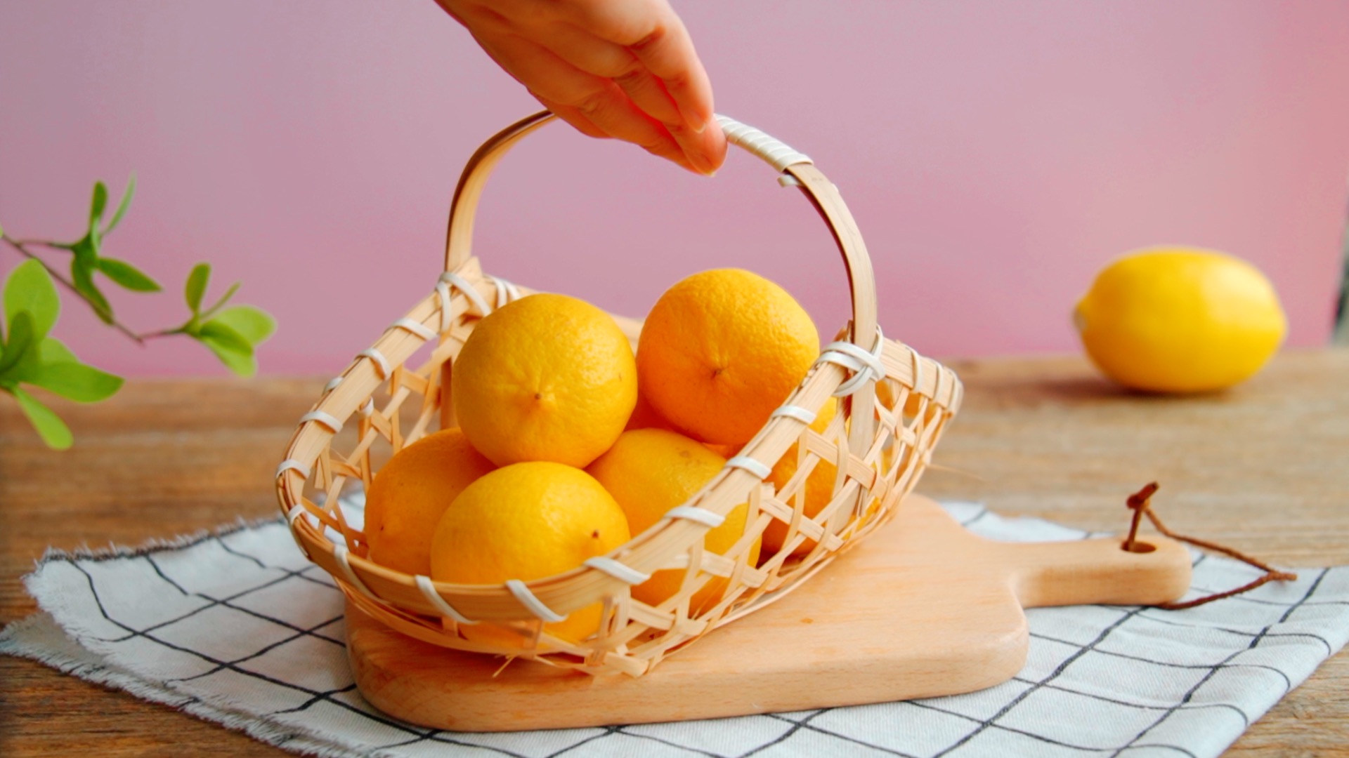 金桔柠檬饮品原材料展示