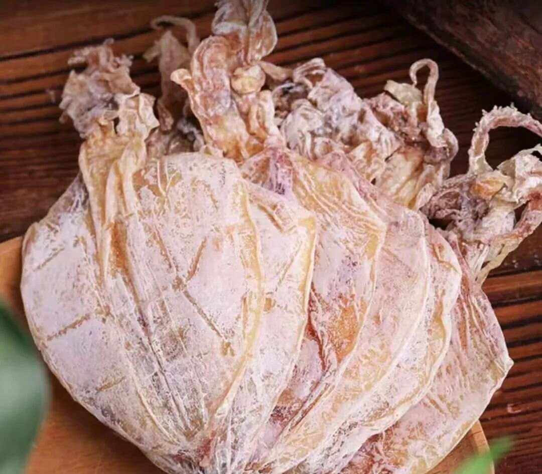 干鱿鱼整只特写