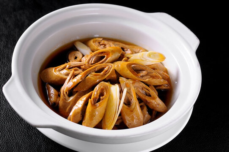 小葱灌小肠成品特写