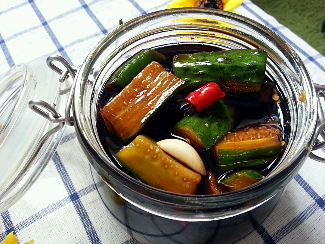 小黄瓜腌制过程