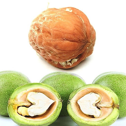 青皮核桃去皮过程展示