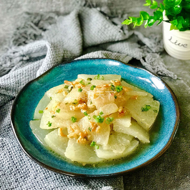 清炒冬瓜藤成品图