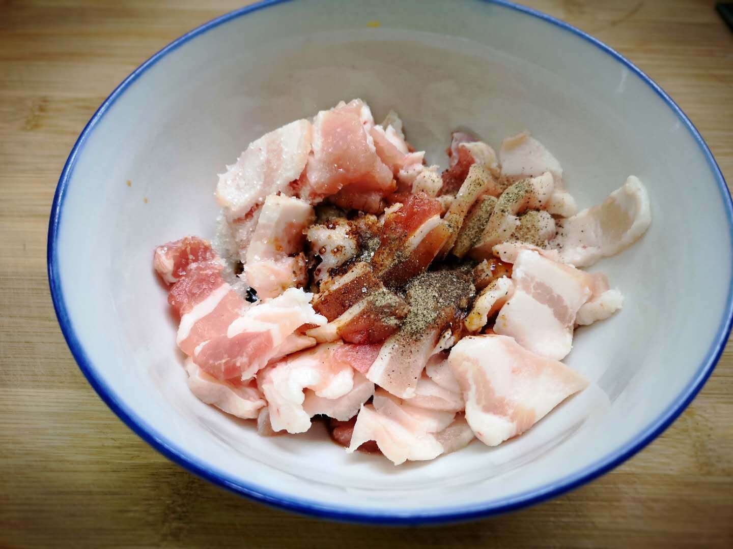 红烧肉食材准备图