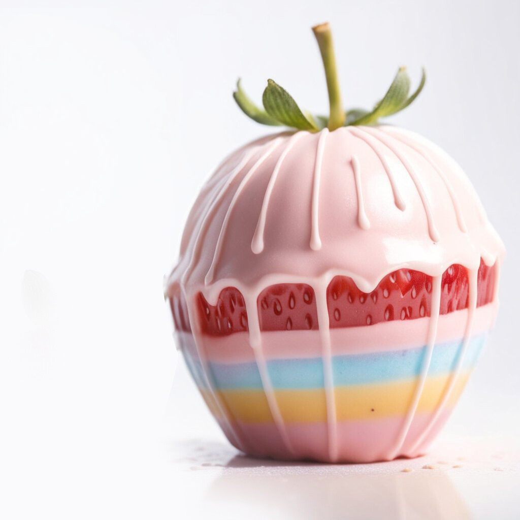 巧克力草莓成品图