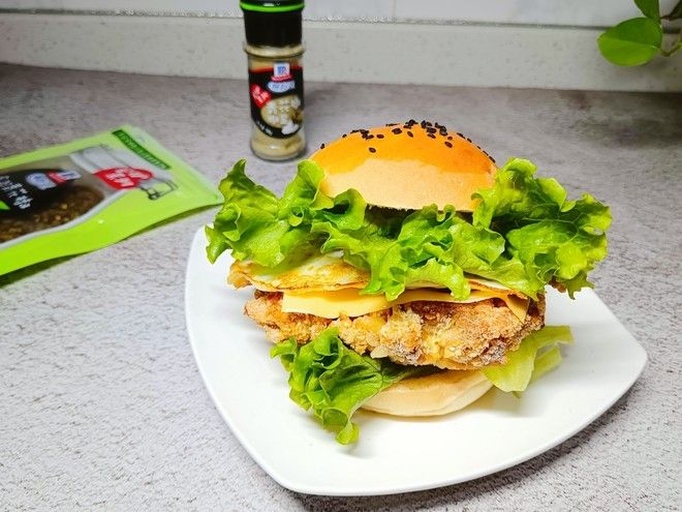 奶油生菜在汉堡中的使用场景