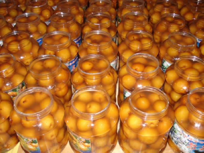 黄桃果酱制作过程