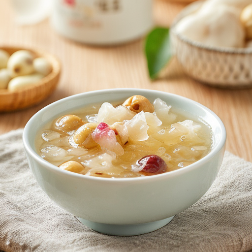 传统中式甜品中的莲子应用