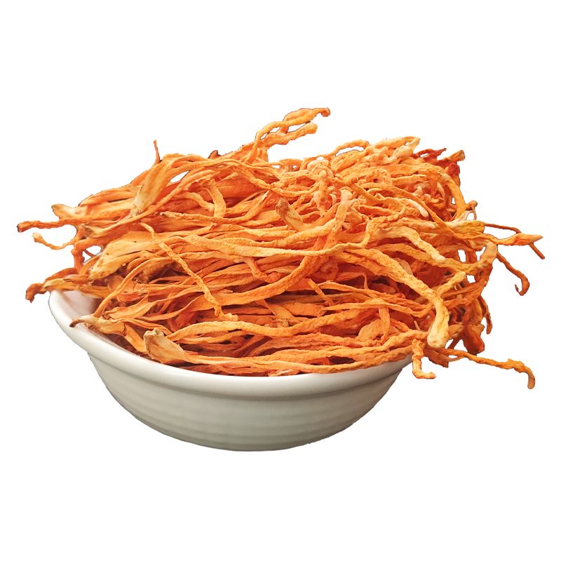 金虫草与金镶玉竹的搭配食材展示 金虫草与金镶玉竹的搭配食材展示