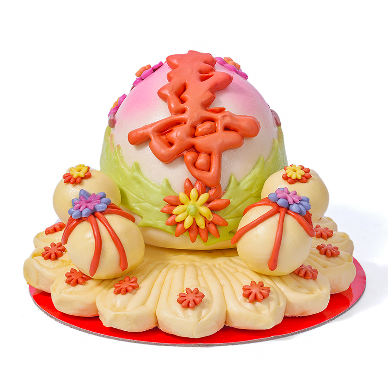 寿桃所需食材展示图