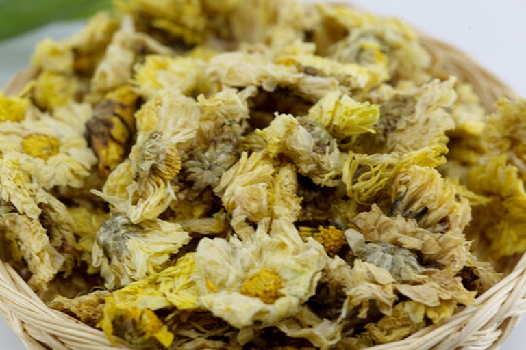 金丝菊茶干花特写