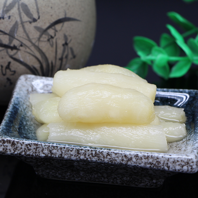 红皮萝卜腌制成品展示