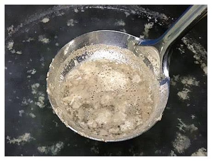 羊肉焯水过程