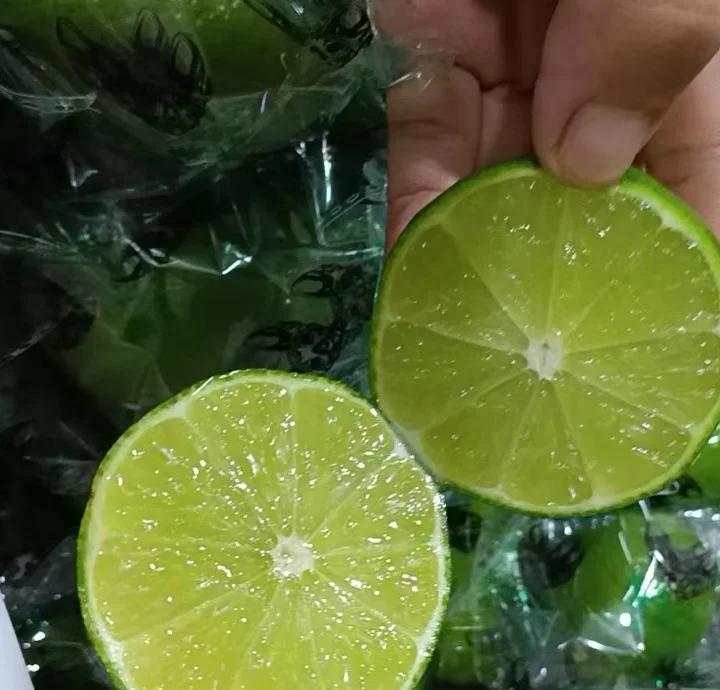 小青柑与柠檬对比图