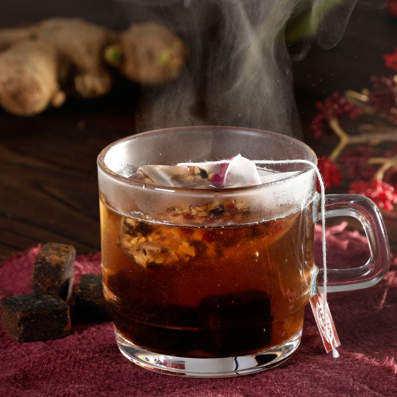 老姜红糖水与老姜茶的成品展示