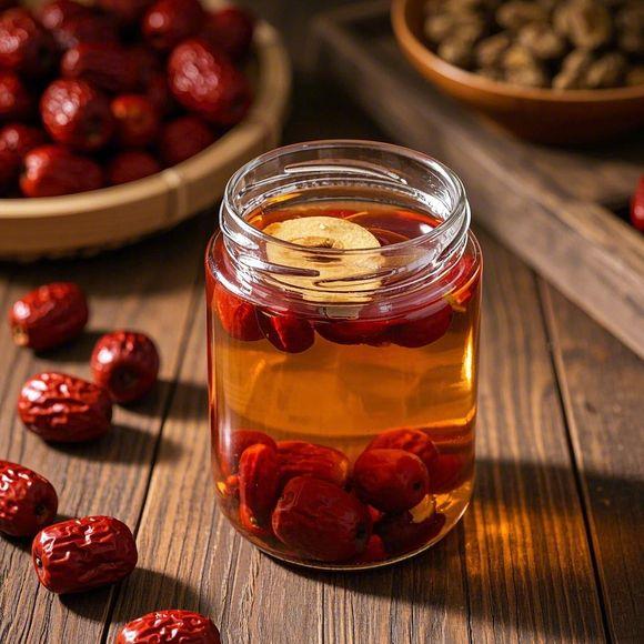 干红枣片茶饮成品展示