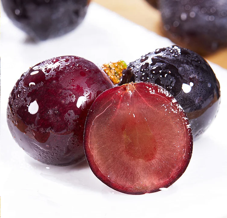 富平红提果实特写照片