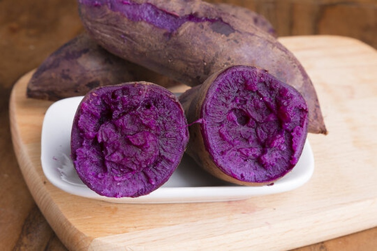 紫薯切面特写