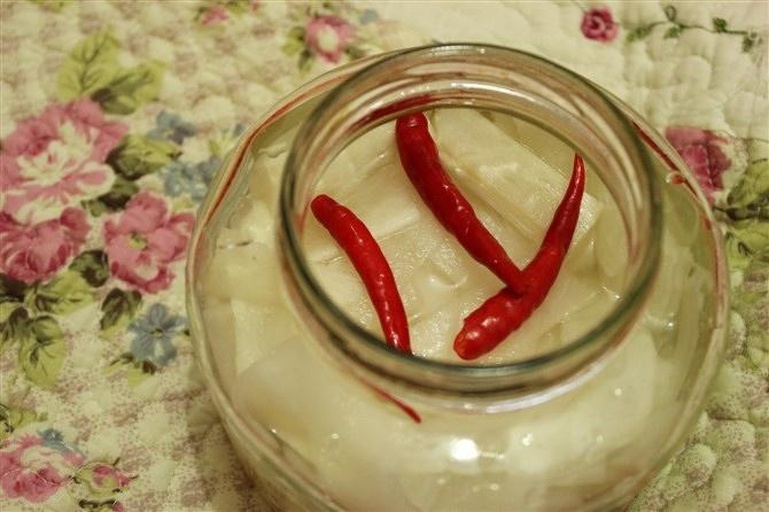家庭自制泡椒过程图