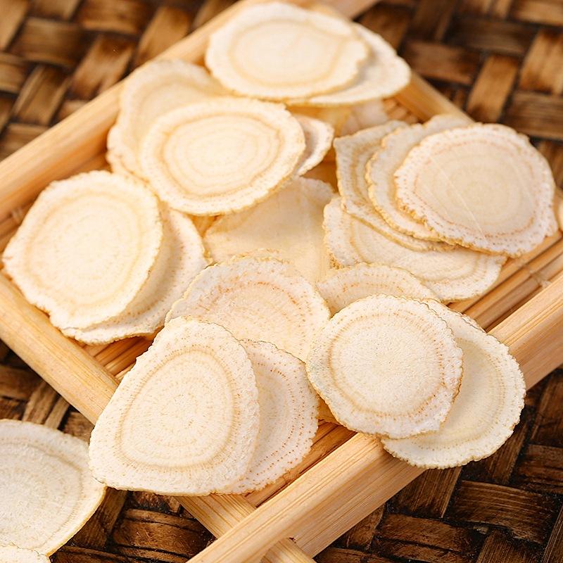 西洋参切片与密封存储对比图