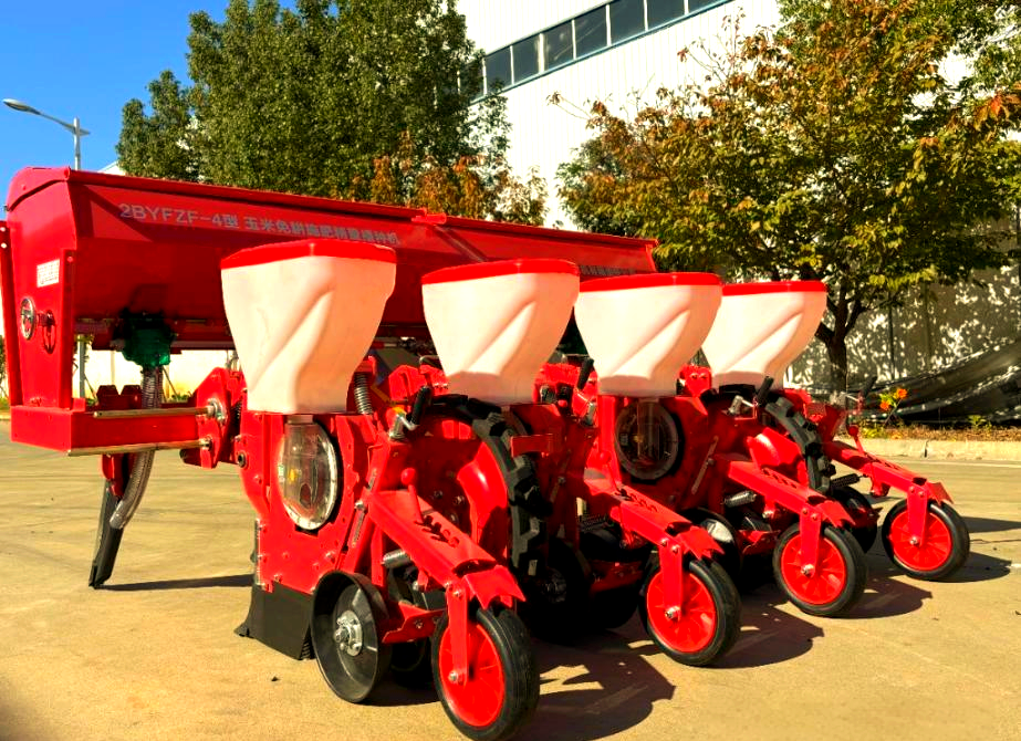 电动玉米播种机结构分解图