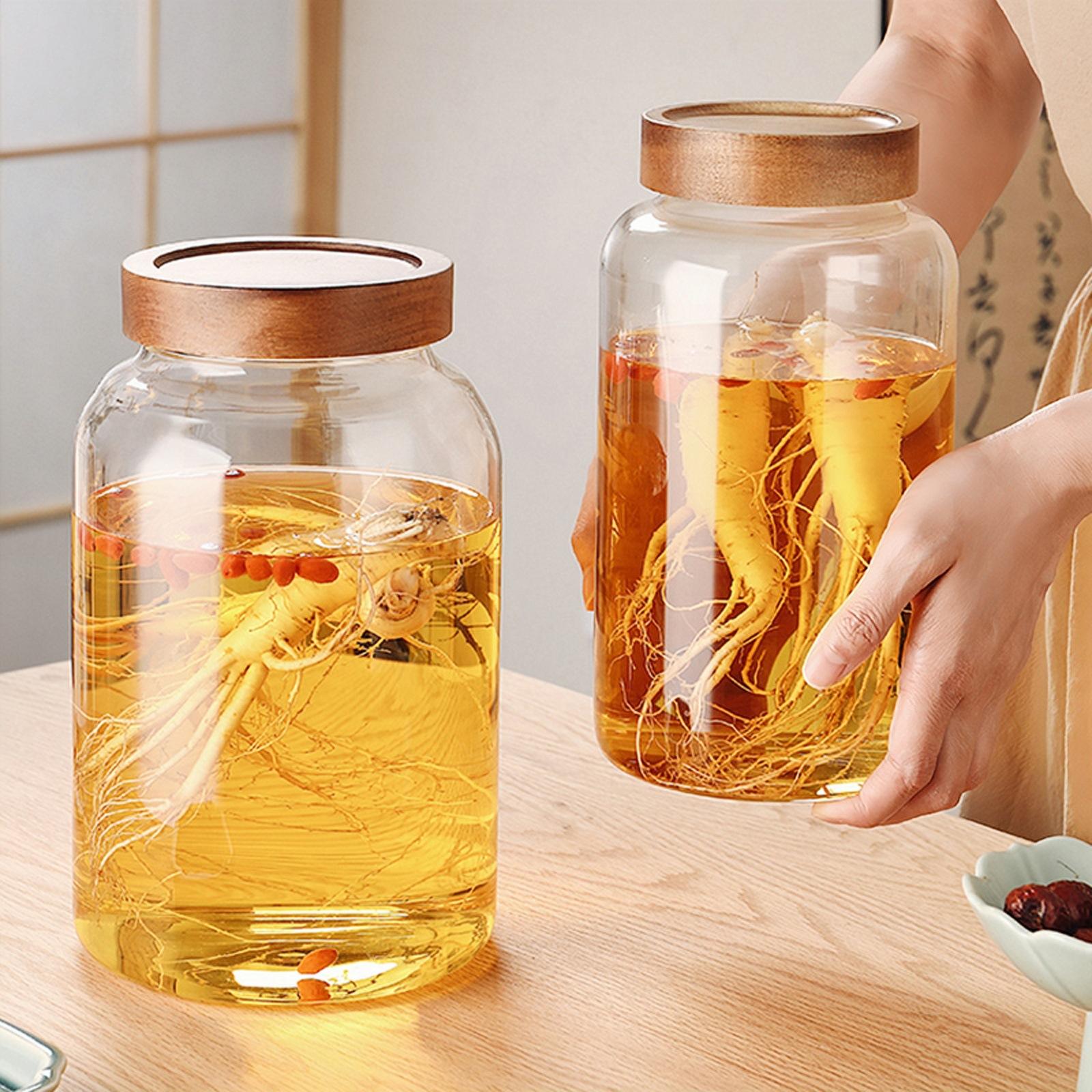 鲜鹿茸鲜人参泡酒的泡制过程