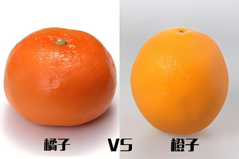 沃柑与蜜橘对比图