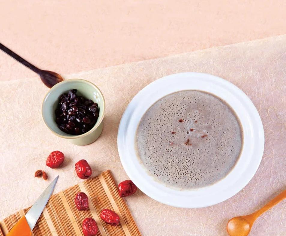 黑豆粥与黄豆浆成品图
