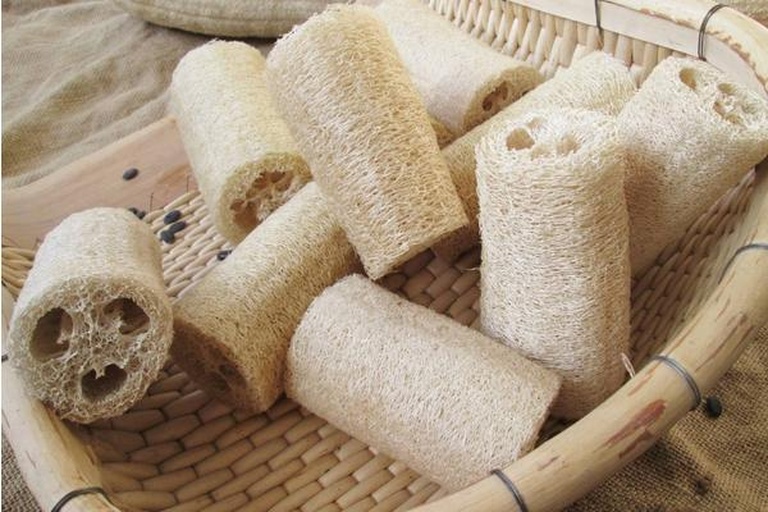 丝瓜麻布在浴室中的使用场景