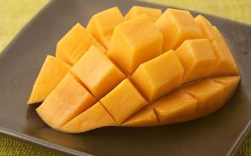 芒果甜品制作图