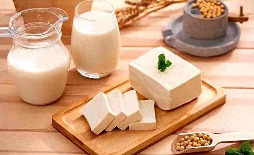 市售大豆制品实物对比图