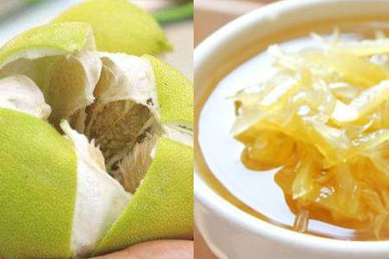 沙田柚果茶与果酱制作示意图