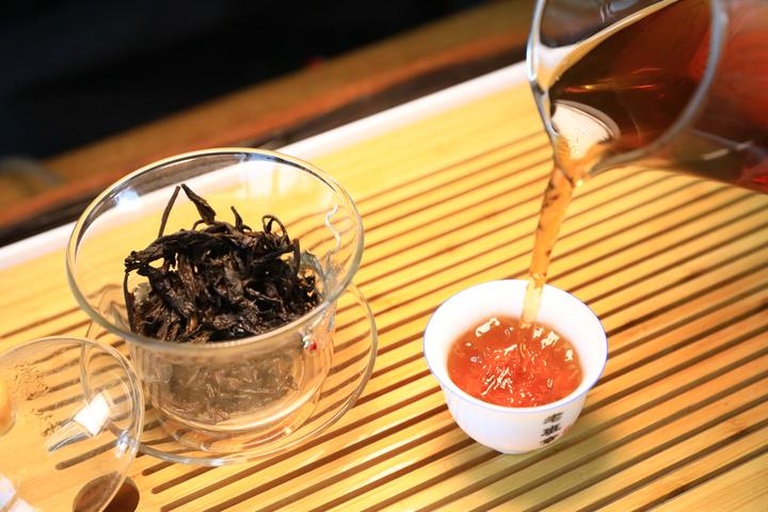 九曲红梅冲泡过程