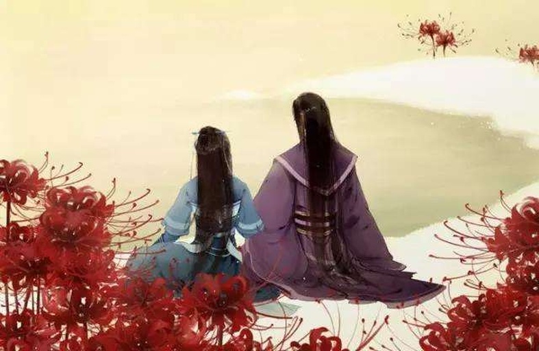 白不老古风插画