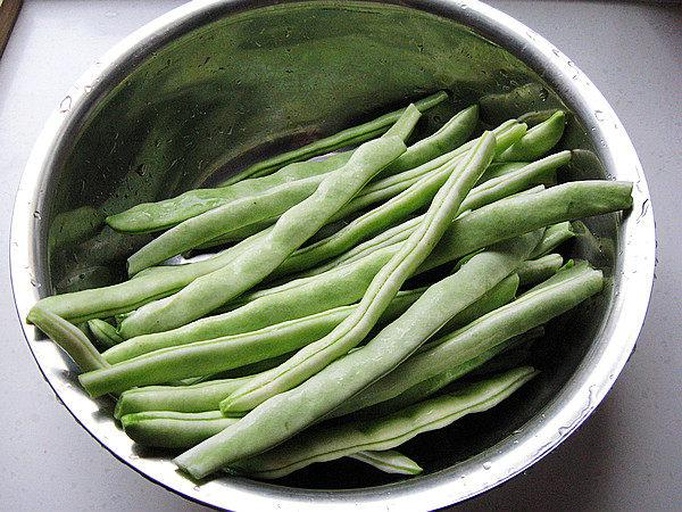 扁豆烹饪过程图