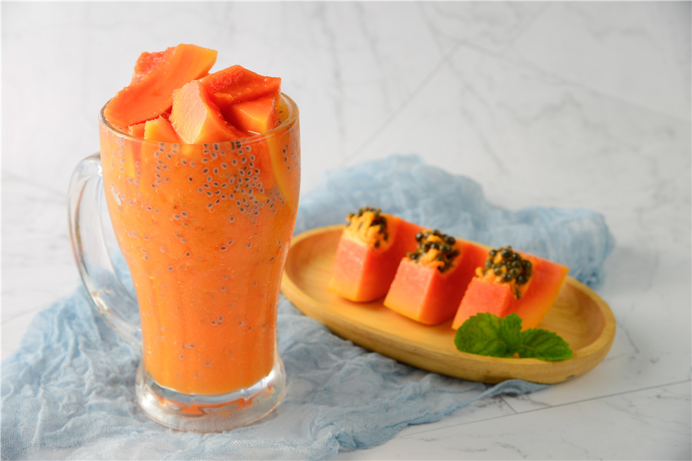 木瓜乳汁滴落实验场景