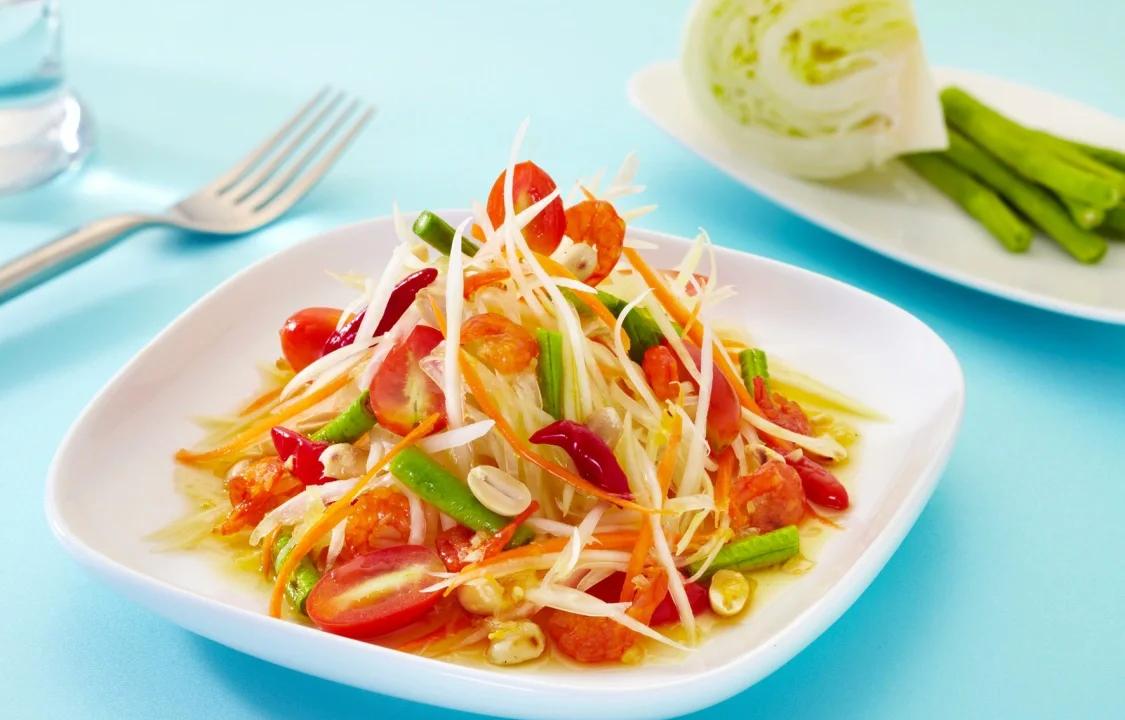 青木瓜经典菜肴拼图