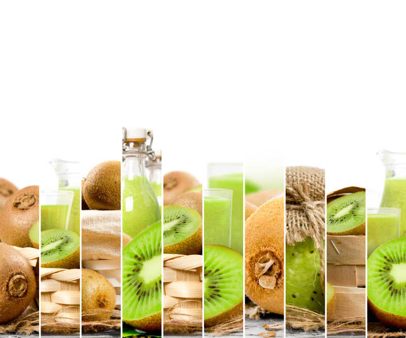 进口猕猴桃汁瓶装展示图