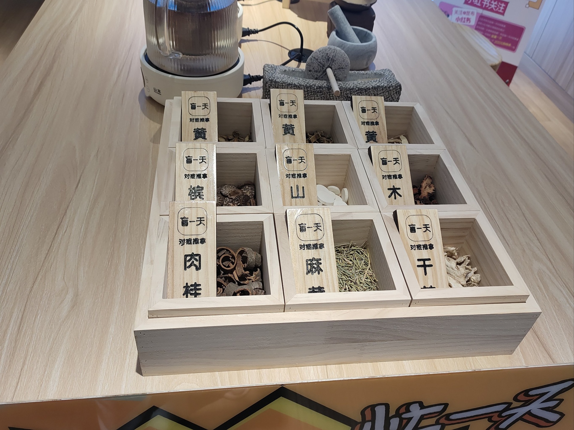 一位成年人正在将装有白色粉末的小棉球轻轻插入鼻孔前部,旁边摆放着白芷根和研钵,背景为中式药柜,展示传统中医药应用场景 白芷粉使用示意图