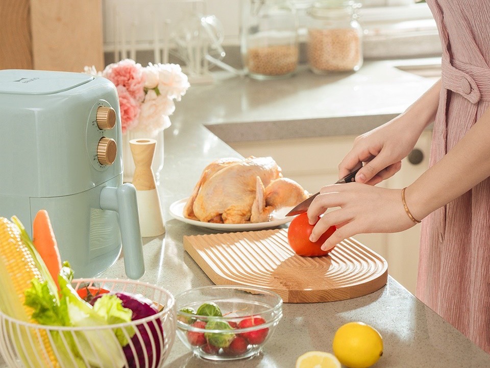 家庭烹饪烟薯二十五场景